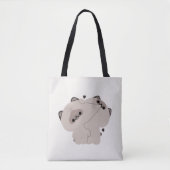 Tote Bag Couple de chat balinais (Devant)