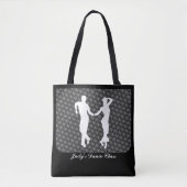 TOTE BAG COUPLE DE DANSE MONOGRAMME (Devant)