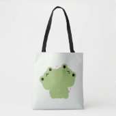 Tote Bag Couple de grenouille (Devant)