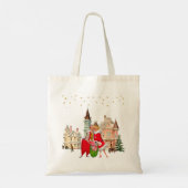 Tote Bag Couple de Noël 1950 (Dos)