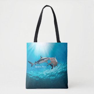 Tote Bag Couple de requins de récif