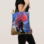 Tote Bag Couple de Saint Valentin (De près)