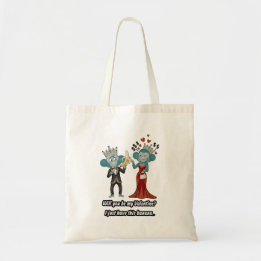 Tote Bag Couple de singes drôles pour la Saint-Valentin