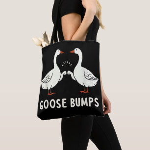 Tote Bag Couple d'oies Drôle Chair de poule d'oie Sarcastiq