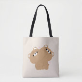 Tote Bag Couple d'ours Brown mignon (Devant)