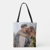 Tote Bag Couple Photo Your Own Two Image Double Side (Dos)