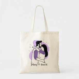 Tote Bag Couple simple et mignon