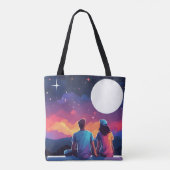 Tote Bag Couple stargazing (Dos)