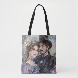 Tote Bag Couple Victorien