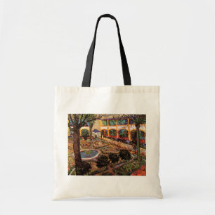 Tote Bag Cour de l'hôpital d'Arles par Vincent van Gogh