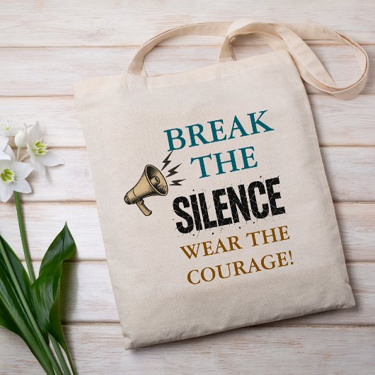 Tote Bag Courage Briser le Silence