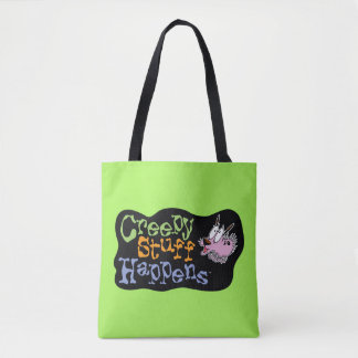 Tote Bag Courage du chien lâché | Déplaisant des événements