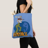 Tote Bag Courage du chien lâché | Eustace Graphic (De près)
