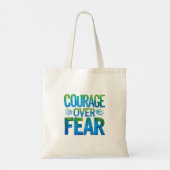 Tote Bag Courage plutôt que la peur (Dos)