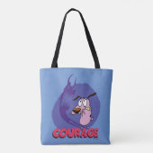 Tote Bag Courage the Cowardly Dog | Shadow Graphic (Dos)