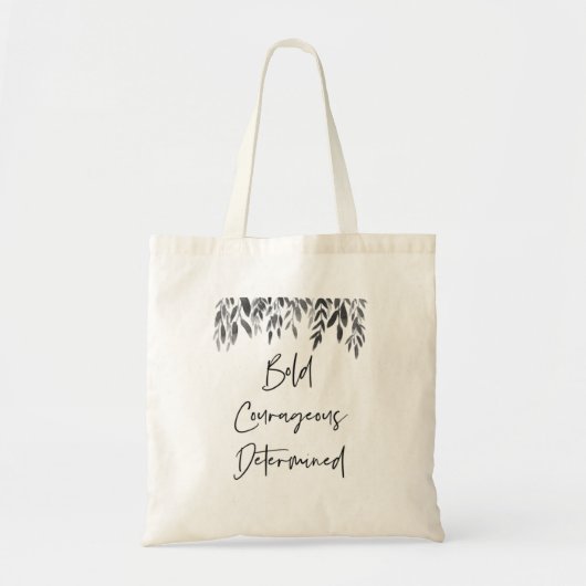 Tote Bag Courageux courageux tendance (Devant)
