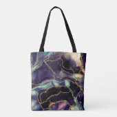 Tote Bag Courants de teintes translucides, sertissant swi m (Dos)