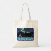 Tote Bag Coureur de route sur glace (Dos)