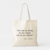 Tote Bag Courez en colère aussi souvent que vous choisissez (Dos)