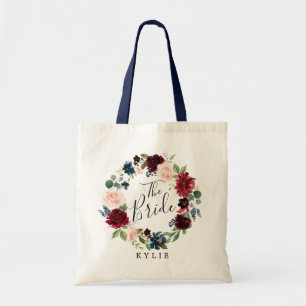 Tote Bag Couronne de bouquet bourguignonne   Mariées