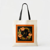 Tote Bag Couronne de citrouille monogramme (Devant)