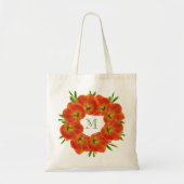Tote Bag Couronne de fleurs d'orange (Devant)