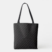 Tote Bag Couronne de marguerites personnalisable Monogramme (Dos)