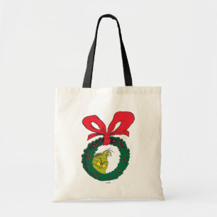 Tote Bag Couronne de Noël   Grinch Classique