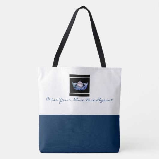 Tote Bag Couronne faite sur commande Fourre-tout de couleur (Devant)