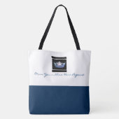 Tote Bag Couronne faite sur commande Fourre-tout de couleur (Dos)