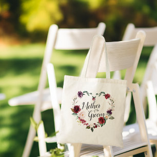 Tote Bag Couronne Florale de Bourgogne Mère du Marié