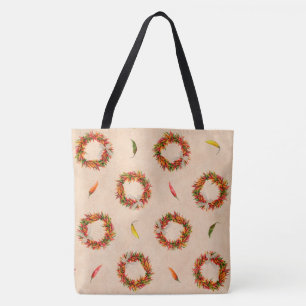 Tote Bag Couronnes de Ristra du Sud-Ouest du Chili Tout au