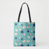 Tote Bag Courrier dans le monde (Devant)