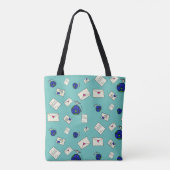 Tote Bag Courrier dans le monde (Dos)