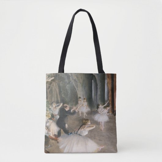 Tote Bag Cours de danse par Edgar Degas (Devant)