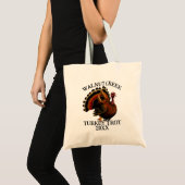 Tote Bag Course à pied rétro de la dinde (Devant (produit))