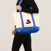 Tote Bag Course automobile de chat (Devant (produit))