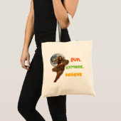 Tote Bag Course d'aventure Sasquatch Believe Design (Devant (produit))