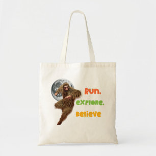Tote Bag Course d'aventure Sasquatch Believe Design