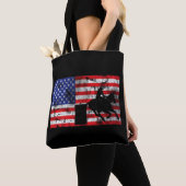 Tote Bag Course de barils afro-américaine (De près)