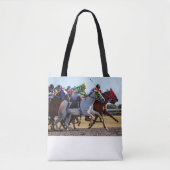 Tote Bag Course de chevaux (Devant)