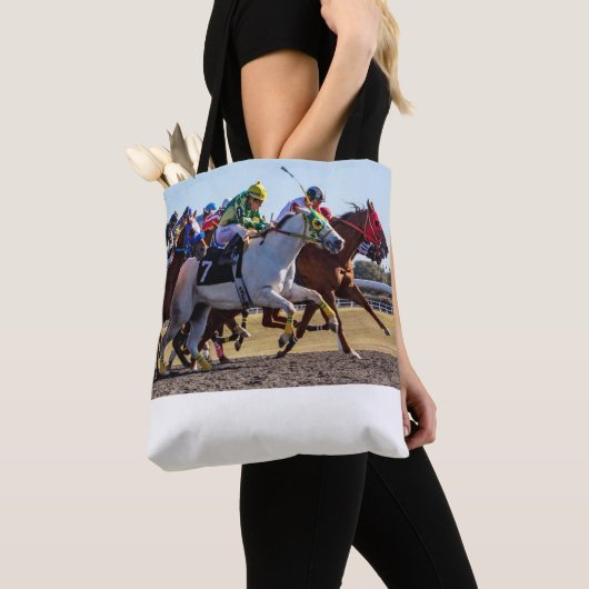 Tote Bag Course de chevaux (De près)