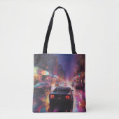 Tote Bag Course dynamique Cityscape (Devant)