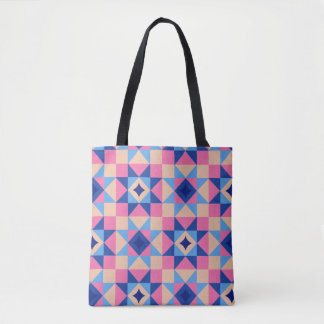 Tote Bag Courte moderne en bloc étoilé
