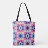 Tote Bag Courte moderne en bloc étoilé (Dos)