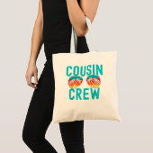 Tote Bag Cousin Crew Famille Vacances Été Plage de vacances (Devant (produit))