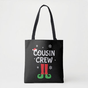 Tote Bag Cousin équipage noël dire