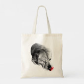 Tote Bag "coussin de chien de langue rouge", "coussin de la (Dos)