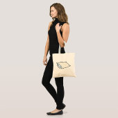 Tote Bag Coussin de dessin animé avec géant