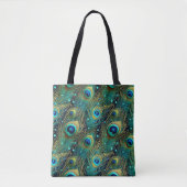 Tote Bag Coussin de jet Peacock Passion (Devant)